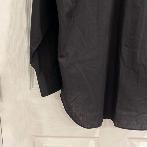 BALMAIN Collar Button Up Black Shirt - Picture 8 of 13